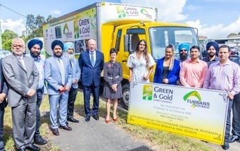 Green and Gold Charity Logistics